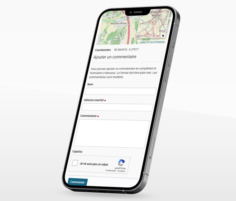 Les citoyens peuvent commenter leur patrimoine et partager leurs connaissances.
